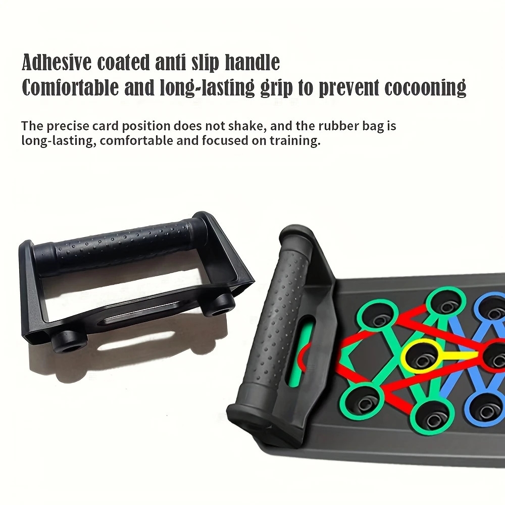 multifunctional home gym equipment ergonomic push up training board for   chest and shoulder strength ideal for fitness enthusiasts non electric pp material suitable for   and gym training   comfortable exercise 4