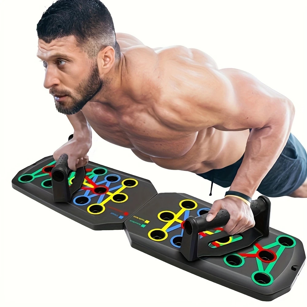 multifunctional home gym equipment ergonomic push up training board for   chest and shoulder strength ideal for fitness enthusiasts non electric pp material suitable for   and gym training   comfortable exercise 0
