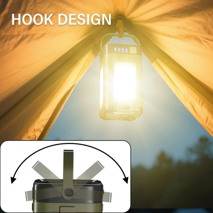 product_image_name-Generic-Rechargeable Solar Camping Lantern, USB Charging Flashlight, Portable Hanging Tent Light, Six Lighting Modes, Foldable Four-Leaf Clover LED Spotlight-6