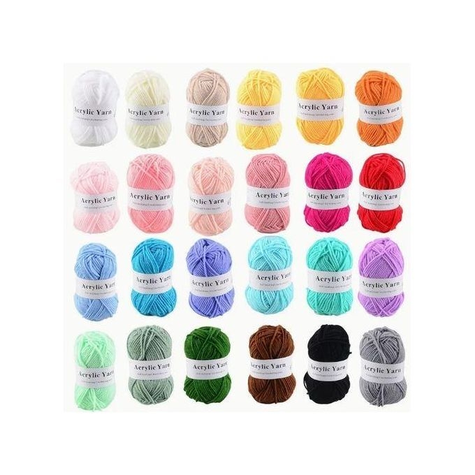 product_image_name-Generic-Lot De 24 Fils à Tricoter à La Main –24PCS-1