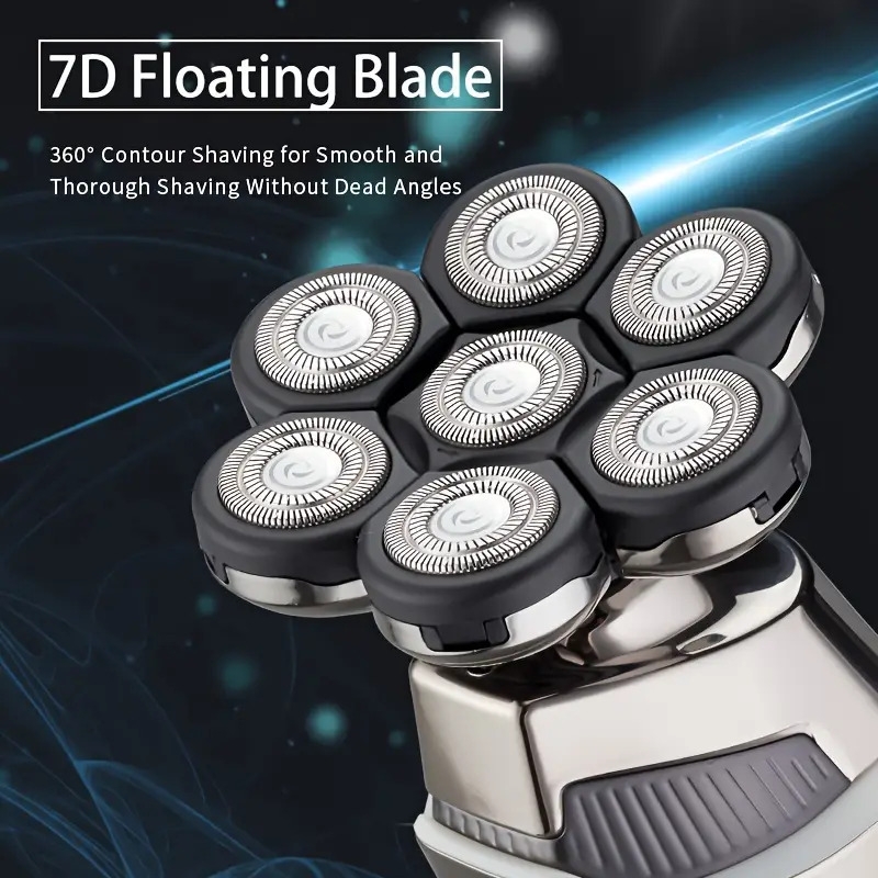 5 in 1 rechargeable electric head shaver for men wet dry bald head grooming kit 1