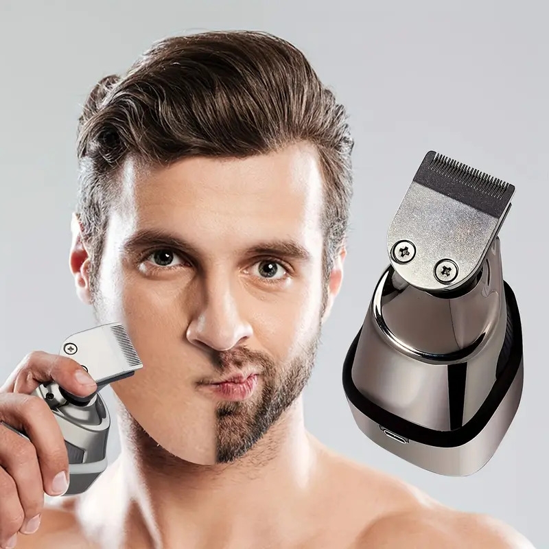 5 in 1 rechargeable electric head shaver for men wet dry bald head grooming kit details 2
