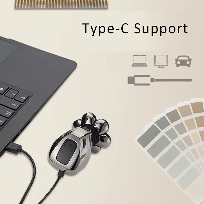 5 in 1 rechargeable electric head shaver for men wet dry bald head grooming kit 8