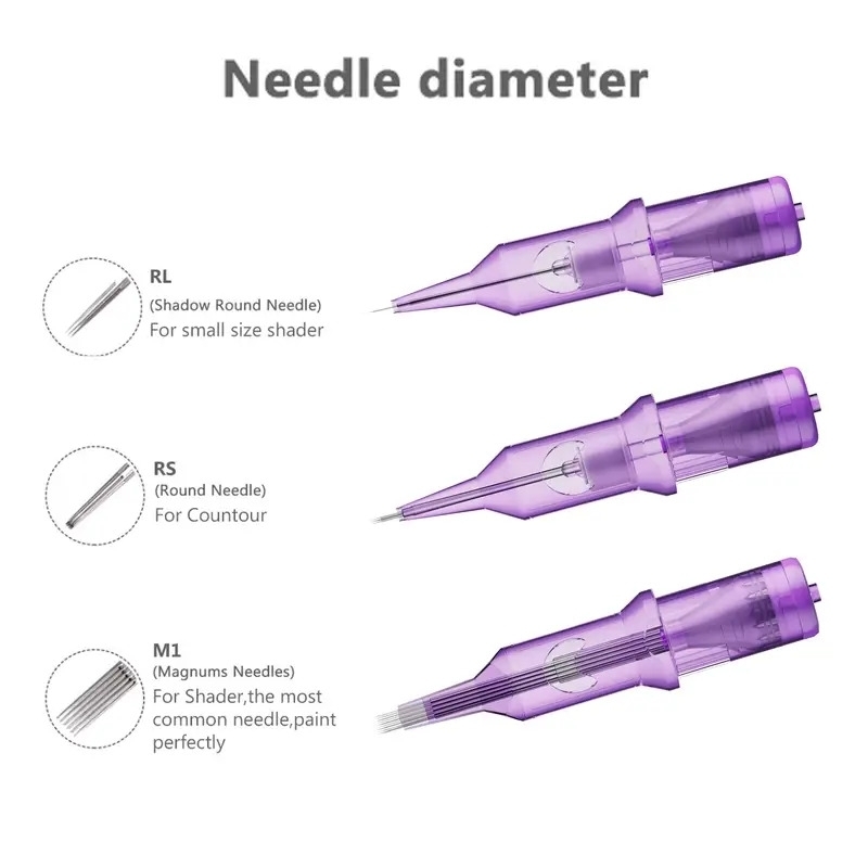tattoo cartridge needles mixed size tattoo needles standard for tattoo artists and beginners 1