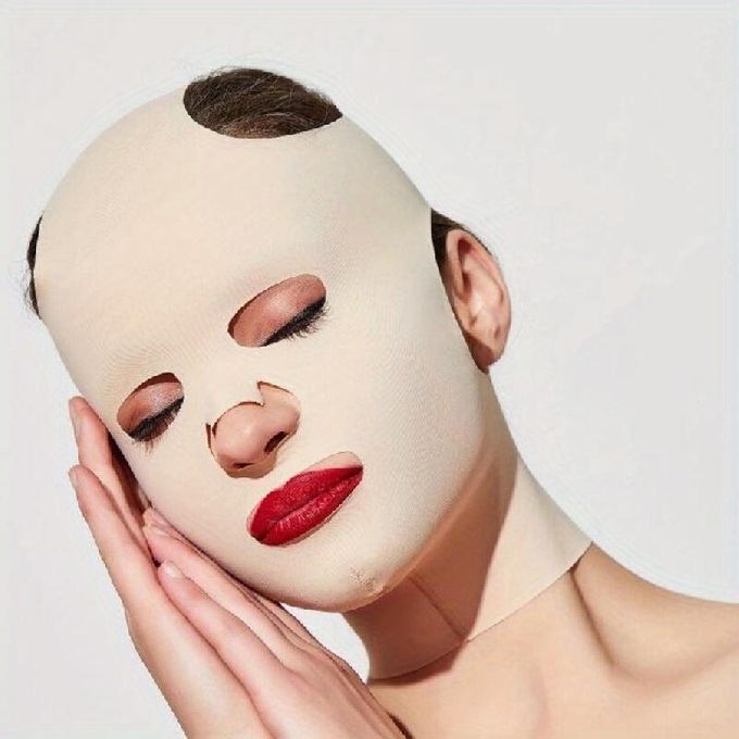product_image_name-Generic-Face Lift Sleeping Belt, Cheek Chin Shaping Belt Strap Face Mask V Line Lifting-3