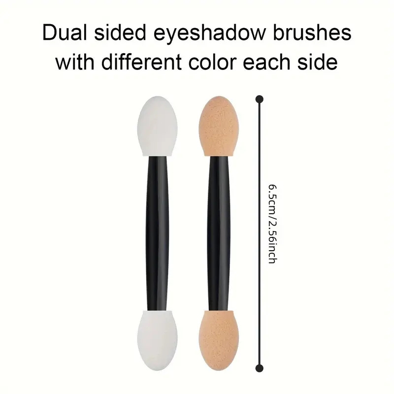 眼影涂抹器，圣诞节情人节和新年礼品一次性双面眼影，眼影刷组，海绵刷，多色海绵刷，眼部化妆刷为妇女女孩圣诞节情人节礼物 商品详情 2