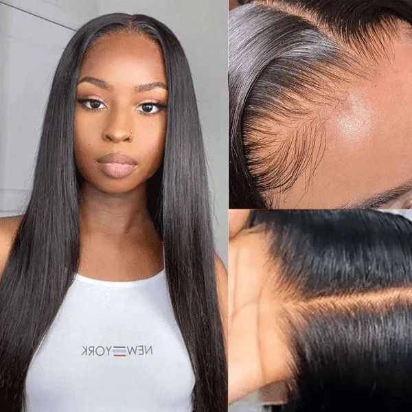 Lace Front Wigs 13x4, Wig for Women, All-Day Comfort Glueless Hairline , Synthetic Hair 180 Density, Natural Color 22 Inch Soft Hair