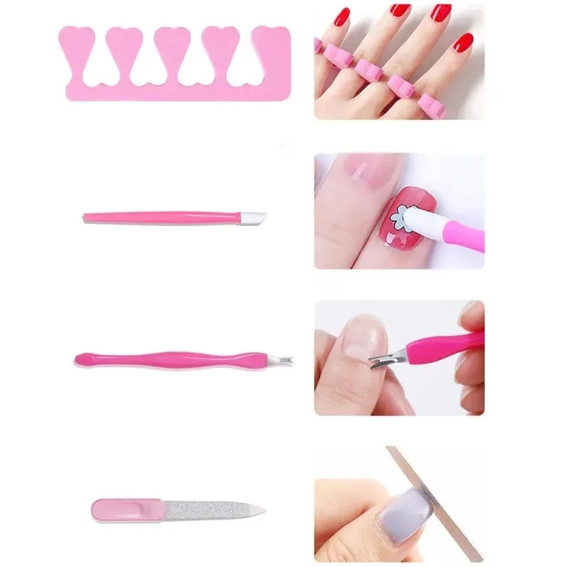Electric Manicure Pedicure Set: Complete Nail Care System with Phototherapy Lamp and Nail Polishing Tool Kit for Enhanced Nail Beauty