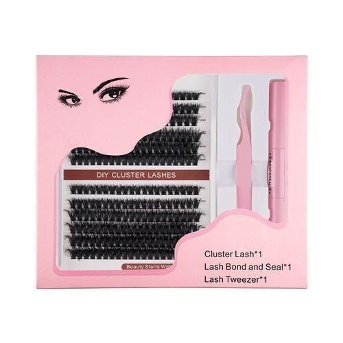 product_image_name-Homarom-Lash Extensions Kit Single Cluster False Eyelashes 340pcs Lash Clusters D Curl 8-16mm-4