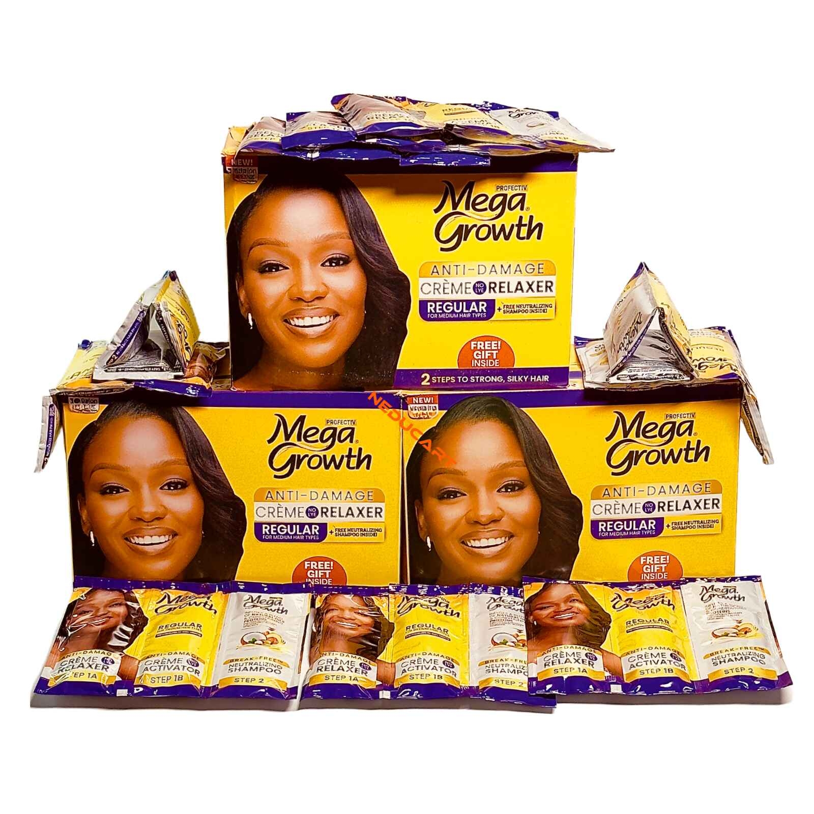 Profectiv Mega Growth No-Lye Hair Relaxer Regular Touch-Ups Sold in Sachet  Pack | eBay UK