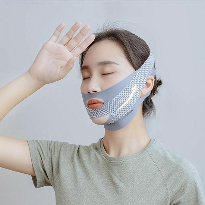 product_image_name-Generic-Ruelen Sleep Face Lift V-Shaping Facial Slimming Bandage, Relax and Reduce Double Chin, Unfragranced Facial Training Band Massage Tool for Beauty and Personal Care-1
