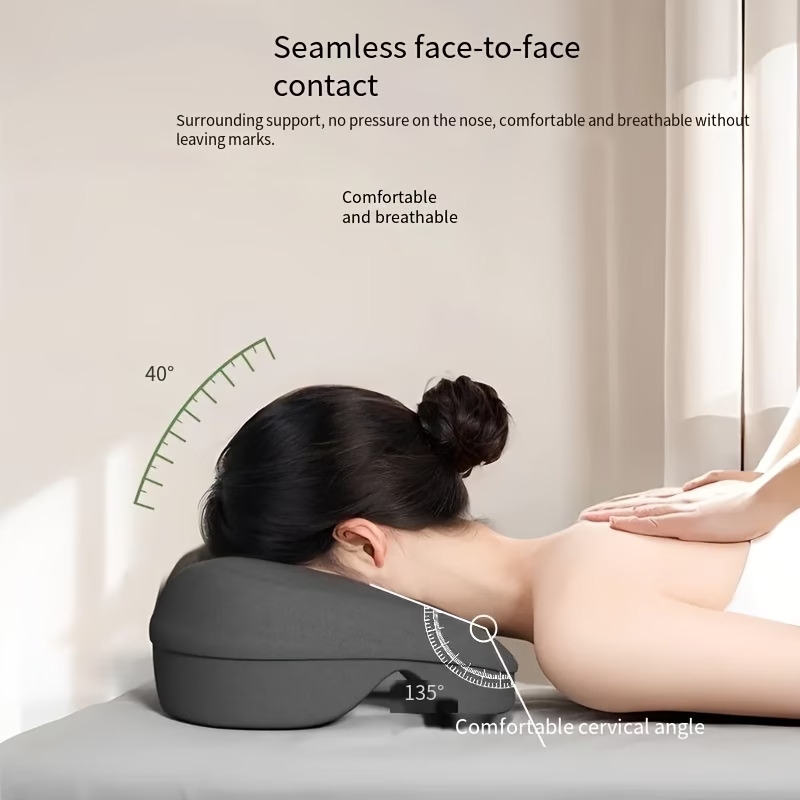 oreiller de massage de beauté multifonctionnel, support facial et corporel niveau spa, profilé antidérapant, microfibre douce, design , support confortable pour le cou, le et la , idéal ou , toutes , lavage à uniquement, 200- /㎡ Détails du produit 4