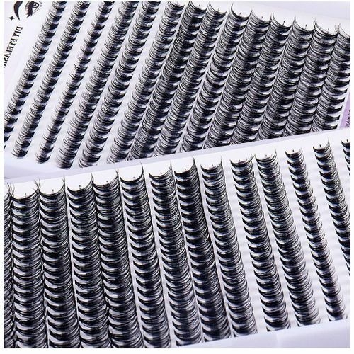 product_image_name-Generic-Halal DIY Lash Kit 280pcs - 8-16mm Vegan Clusters, Sweatproof for Wedding & Eid-7