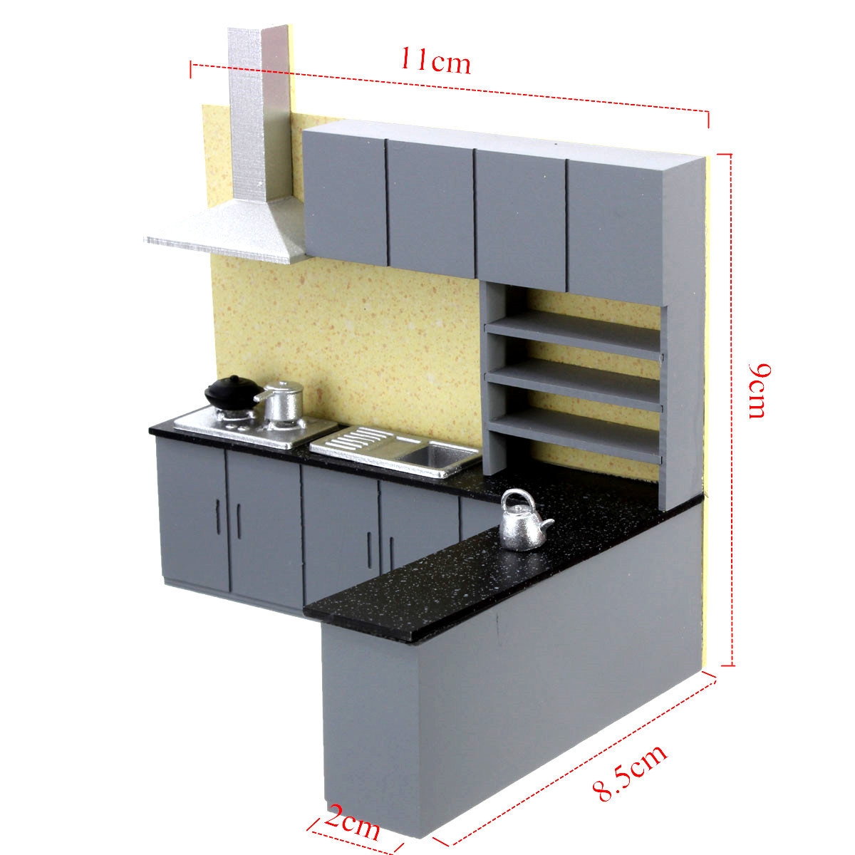 Shop Generic Miniature Kitchen Set Grey Online Jumia Ghana