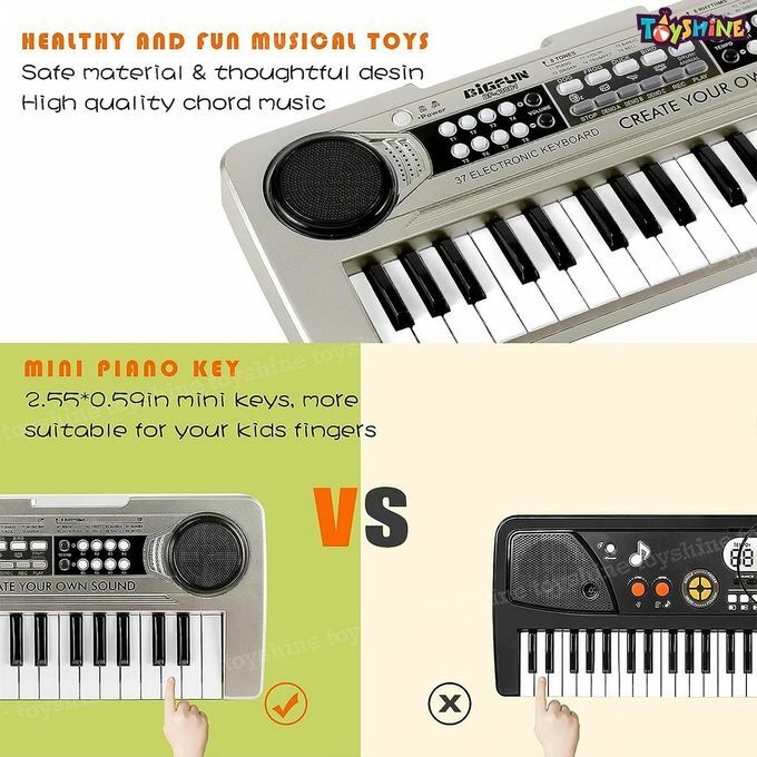 product_image_name-Bigfun-BF 430 - Clavier Piano Electronique à 37 Touches & Microphone-5