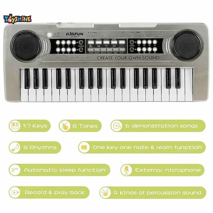 product_image_name-Bigfun-BF 430 - Clavier Piano Electronique à 37 Touches & Microphone-4