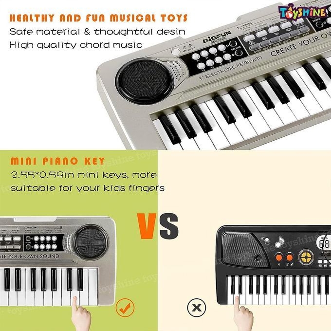product_image_name-Bigfun-BF 430 - Clavier Piano Electronique à 37 Touches & Microphone-5