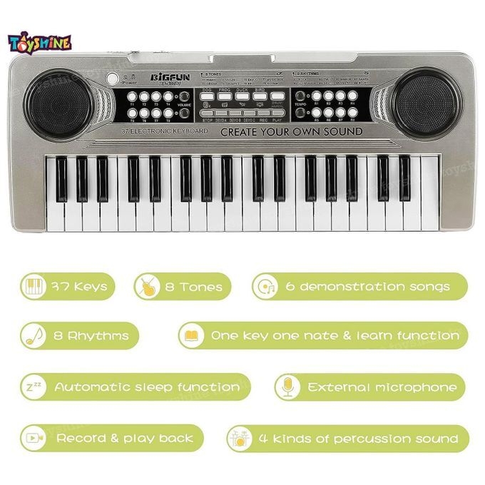 product_image_name-Bigfun-BF 430 - Clavier Piano Electronique à 37 Touches & Microphone-4