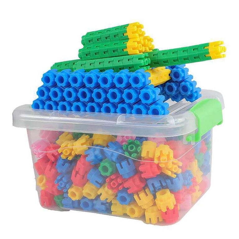 Juguetes para de juguetes de construcción creativo desarrollar juguetes de inteligencia para niñas 350 piezas DIY bloques de Hugo Bloques de construcción hexagonal