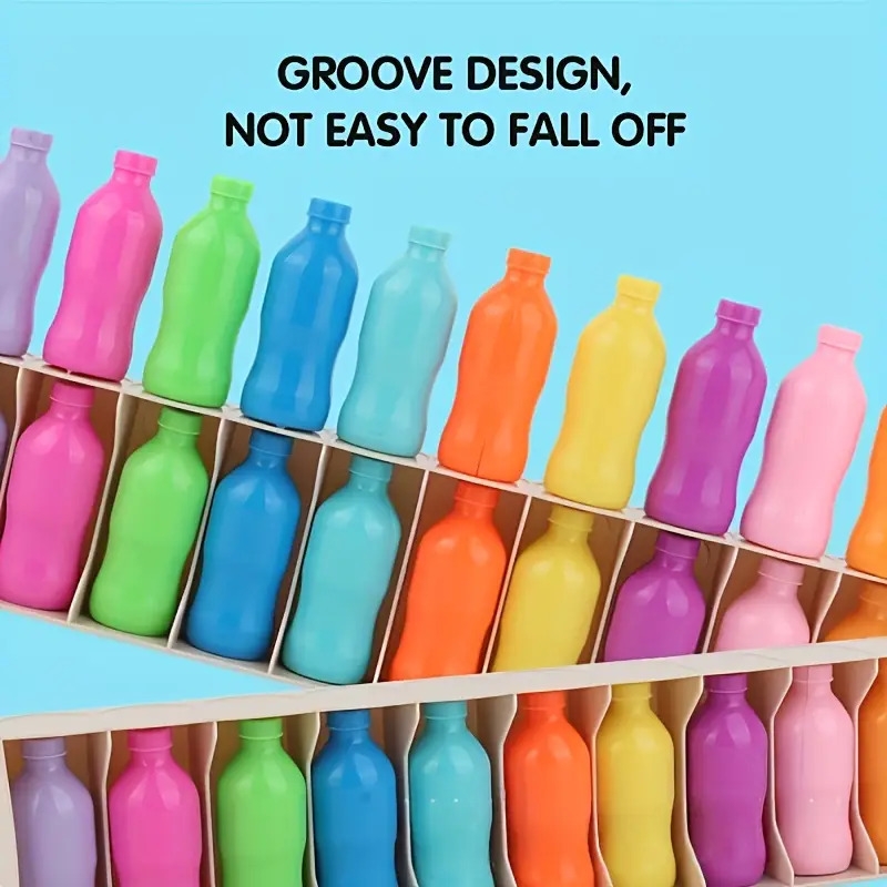 21件套色彩挑战瓶子拼图游戏套装，包含记忆与逻辑训练——配色策略桌游，内含21个彩色编码瓶子及收纳盒，适合家庭聚会游戏之夜、生日或万圣节派对游戏，青少年与成人教育益智游戏，提升记忆与问题解决能力，包含21个带彩色瓶盖的瓶子，完美适合团队游戏与战略思维 商品详情 7