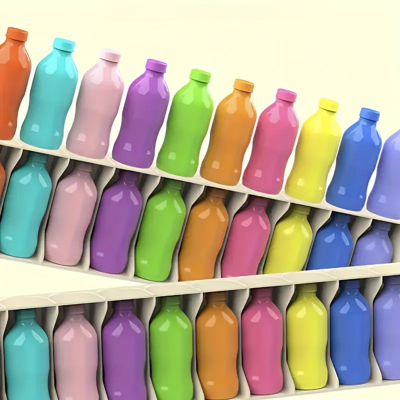 21件套色彩挑战瓶子拼图游戏套装，包含记忆与逻辑训练——配色策略桌游，内含21个彩色编码瓶子及收纳盒，适合家庭聚会游戏之夜、生日或万圣节派对游戏，青少年与成人教育益智游戏，提升记忆与问题解决能力，包含21个带彩色瓶盖的瓶子，完美适合团队游戏与战略思维 商品详情 3