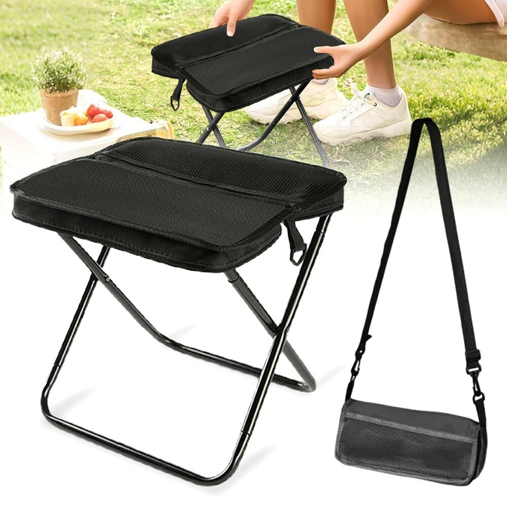 Folding Backpack Stool Outdoor Fishing Camping Picnic Travel Beach