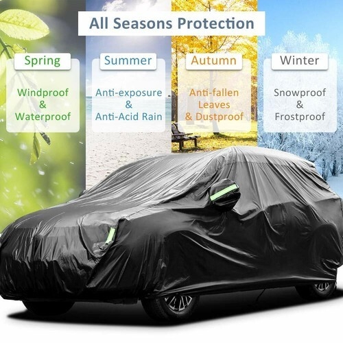 420D Waterproof Full SUV Car Cover Protection For Land Rover Range Rover Evoque - Picture 2 of 12