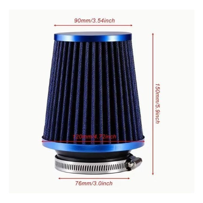 product_image_name-Generic-Filtre à air haut débit pour voiture, 3 pouces, admission d'air froid, filtres universels-2