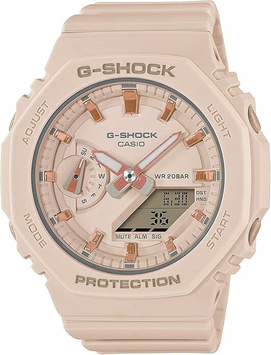 G-Shock Ladies' Casio S Series Light Pink Resin Strap Watch GMAS2100-4A