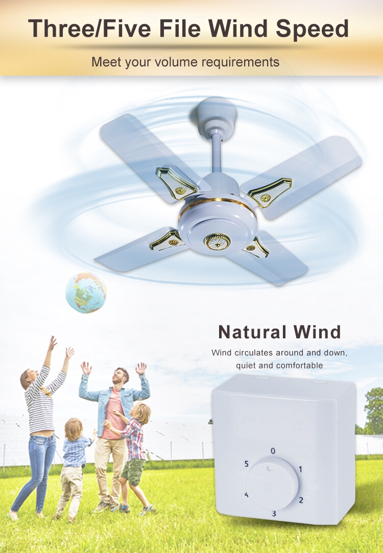 24 Inch 600 mm Orient Short Blade Ceiling Fan to Nigeria Ghana