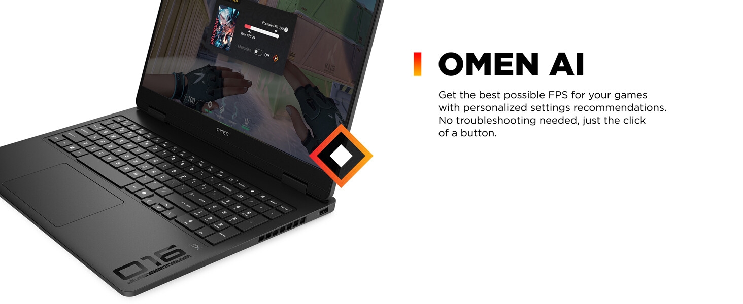 omen ai fps customize personalize settings overclock