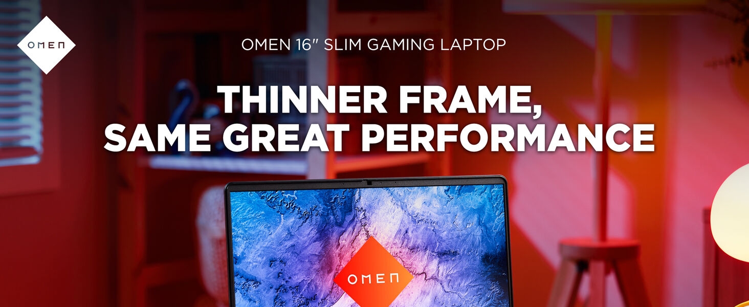 hp omen 16 inch inches slim gaming laptop performance