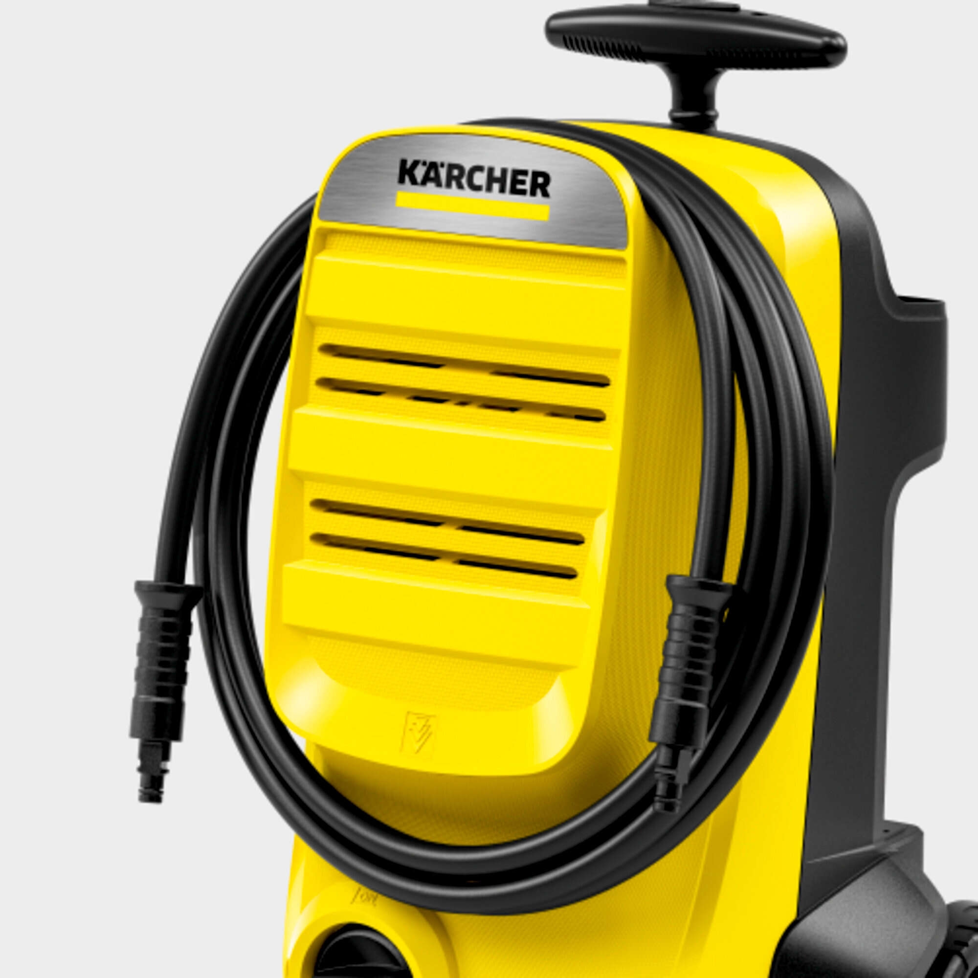 Pressure washer K 4 Classic: Hose storage on the front cover