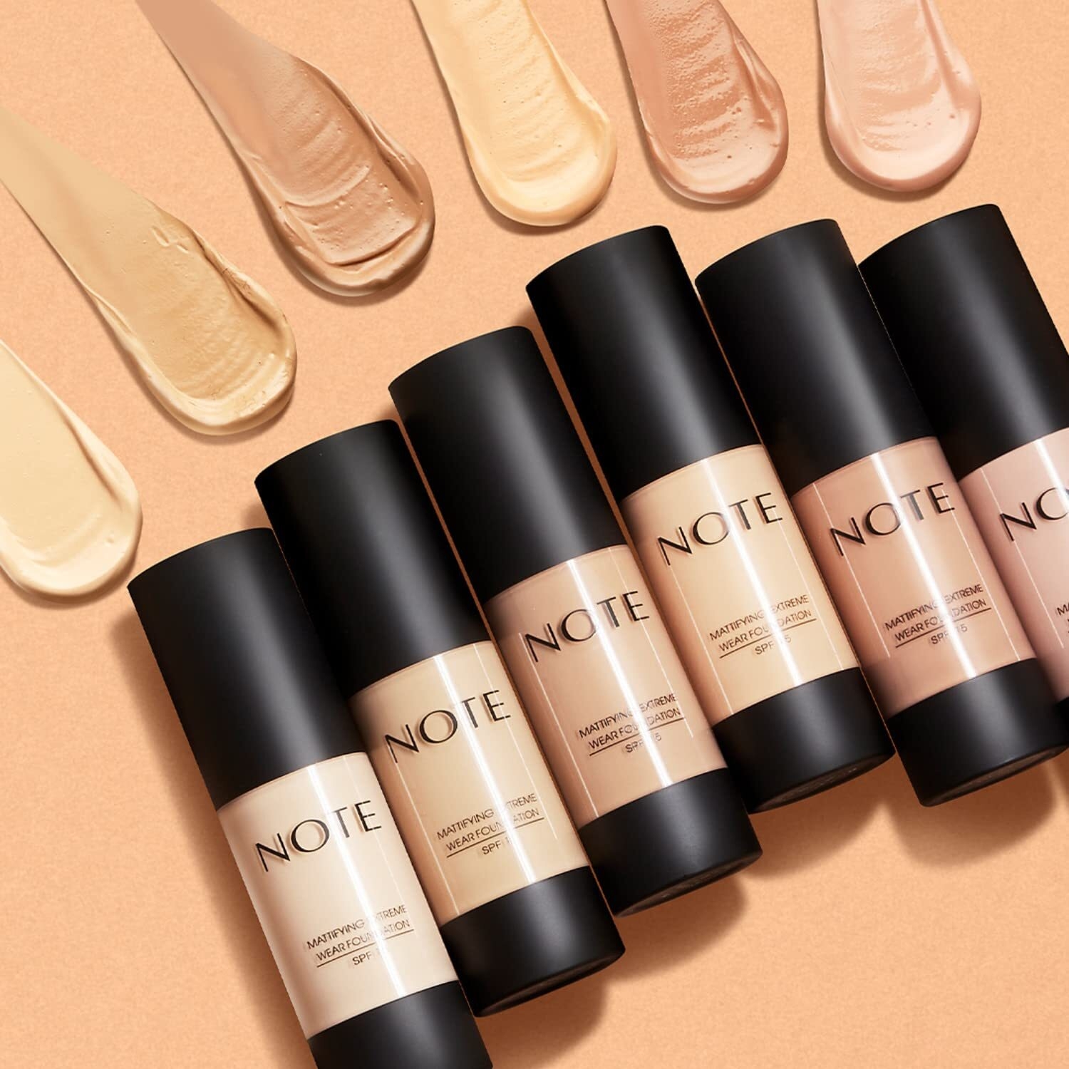 NOTE COSMETIQUE - Mattifying Extreme Wear Foundation | Long Lasting Matte Foundation | Even Complexion and Shine-free | SPF 15 Protection (108 Terra) : Amazon.co.uk: Beauty