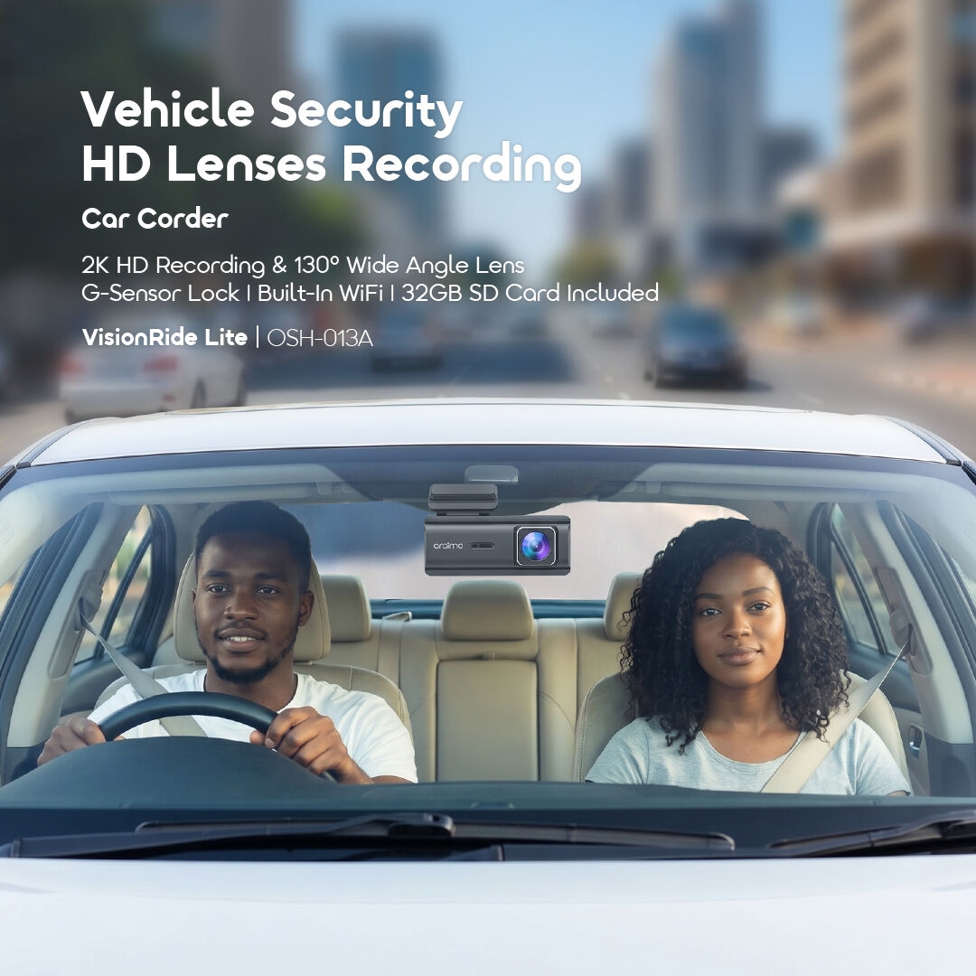oraimo Car Corder VisionRide Lite OSH-013A 01 Vehicle Security HD Lenses Recording