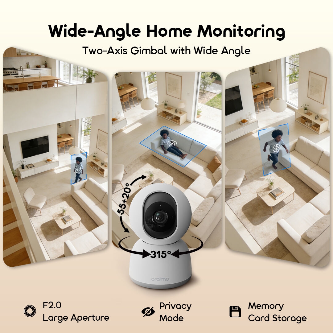 oraimo IP Camera Vigicam OSH-015A 06 Two-Axis-Gimbal-with-Wide-Angle