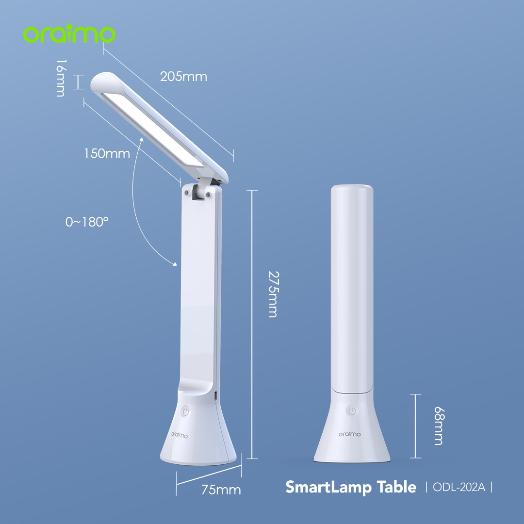 ODL-202A SmartLamp Table Dimensions