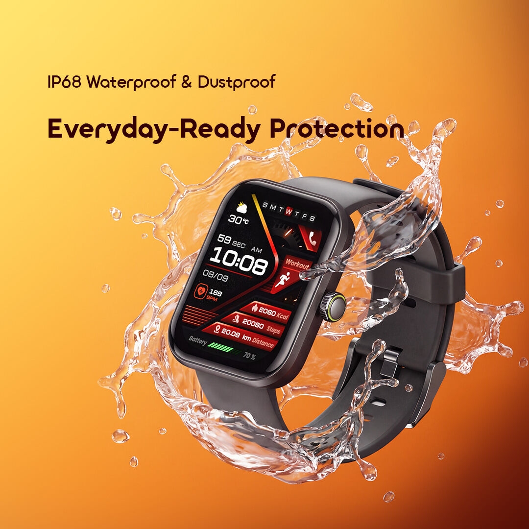 oraimo Smart Watch Watch Nova 2N OSW-815N 8 Everyday-Ready Protection