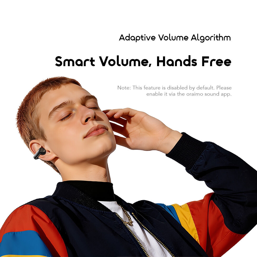 oraimo Open-Ear True Wireless Earbuds OpenSnap N2 OPN-374N 05 Adaptive Volume Algorithm Smart Volume Hands Free