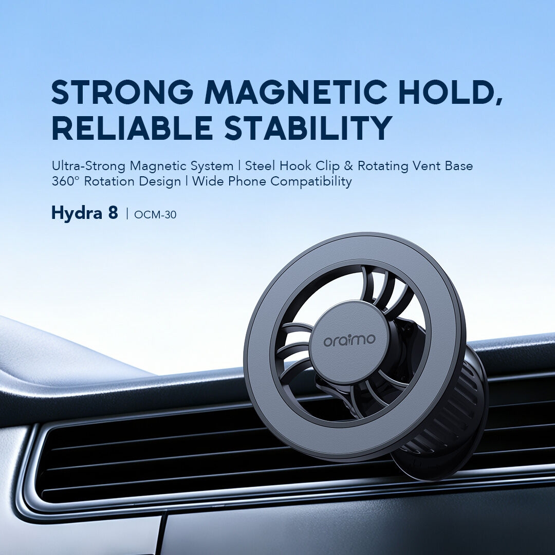 oraimo hydra 8 ocm-30 01 strong magnetic hold reliable stability