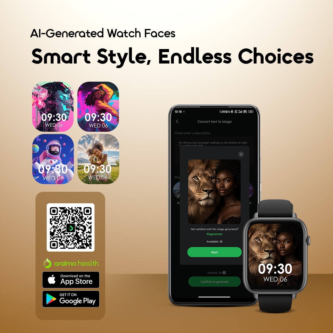 oraimo smart watch watch 6n osw 8000n watch faces 4