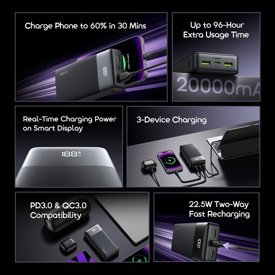oraimo Power Bank PowerNova Q21 features