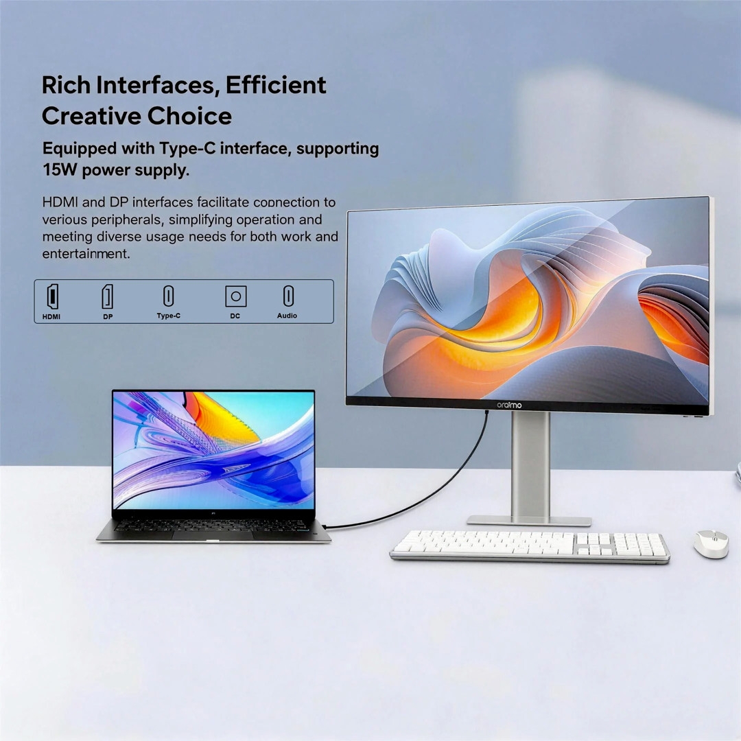oraimo Monitor VisionPad 2K OF-SD200N 15 rich interfaces
