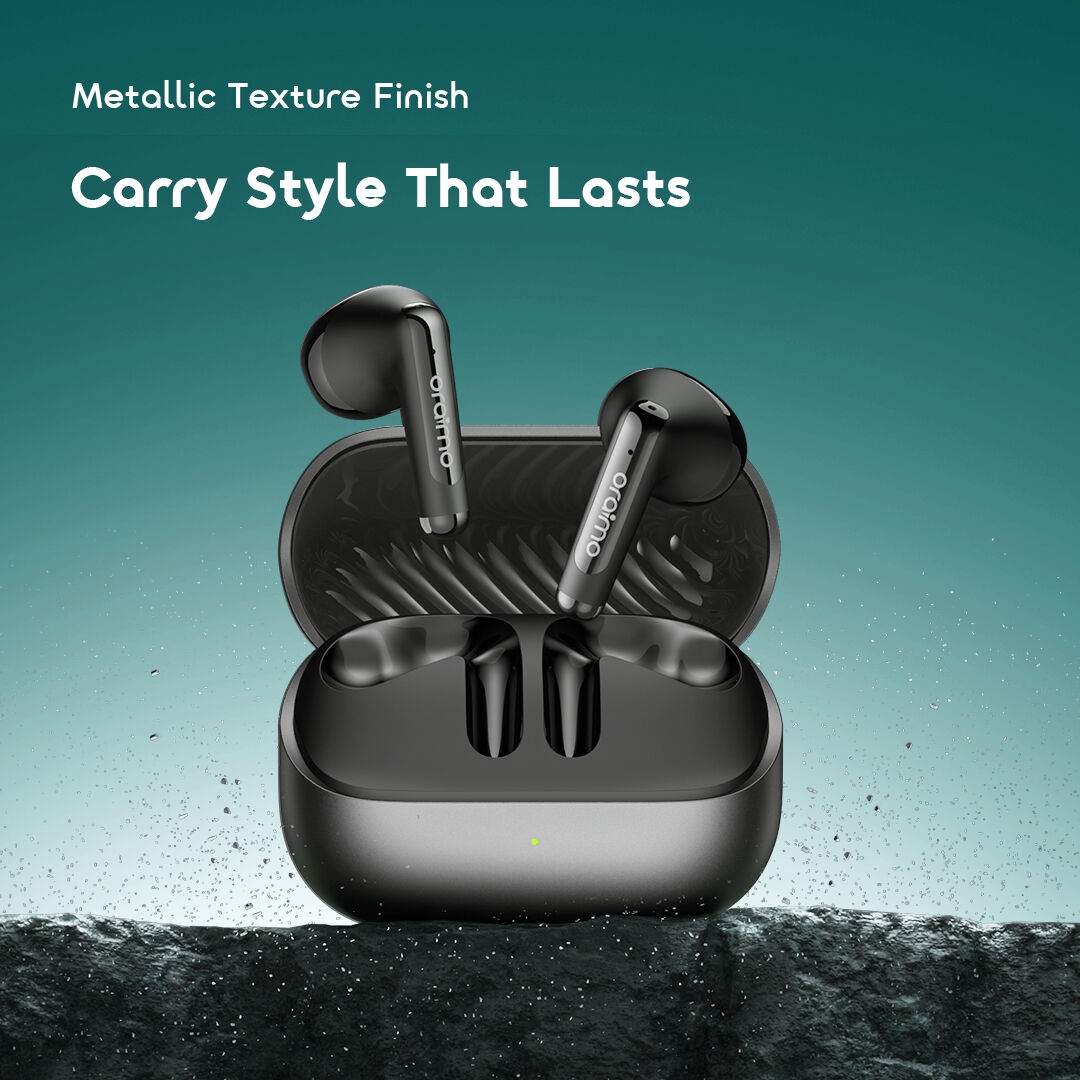 Oraimo True Wireless Earbuds SpaceBuds Air+ OTW-323SP 6 Metallic Texture