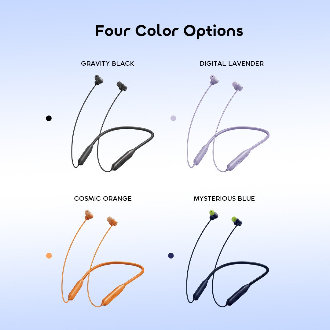 oraimo Earphone Necklace Neo OEB-310 10 Four Color Options