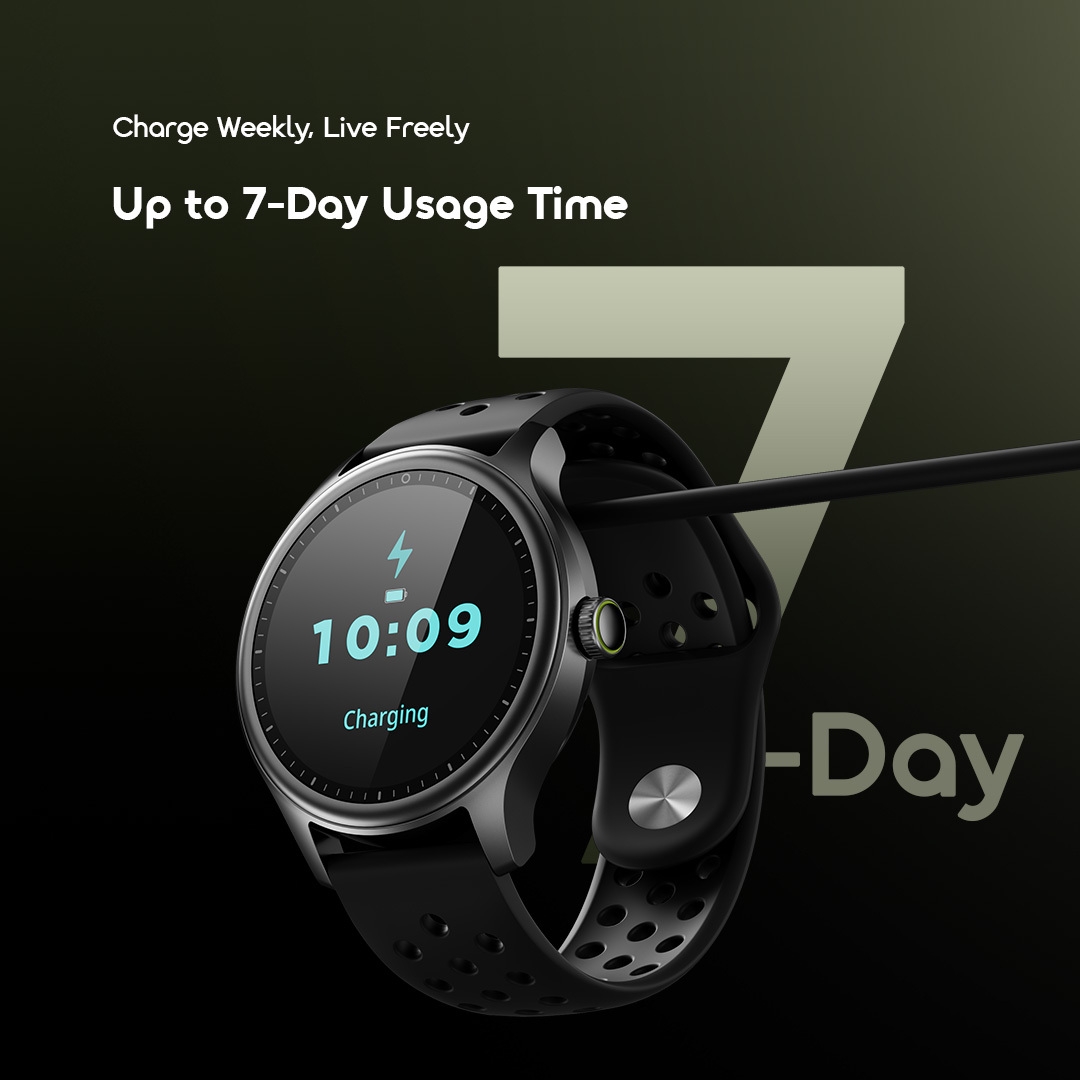 oraimo anti-scratch smart watch watch 6r osw-823 long usetime 9