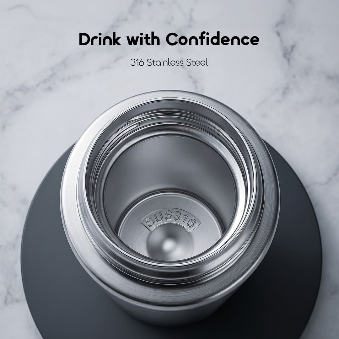 oraimo Insulated Water Bottle ThermoShare 500 OHDW-006 4 Drink with Confidence 316 Stainless Steel