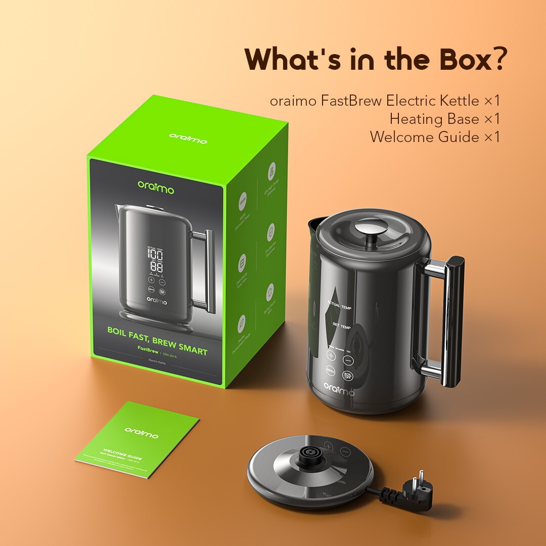 oraimo Electric Kettle FastBrew OEK-261A 09 - What's in the Box