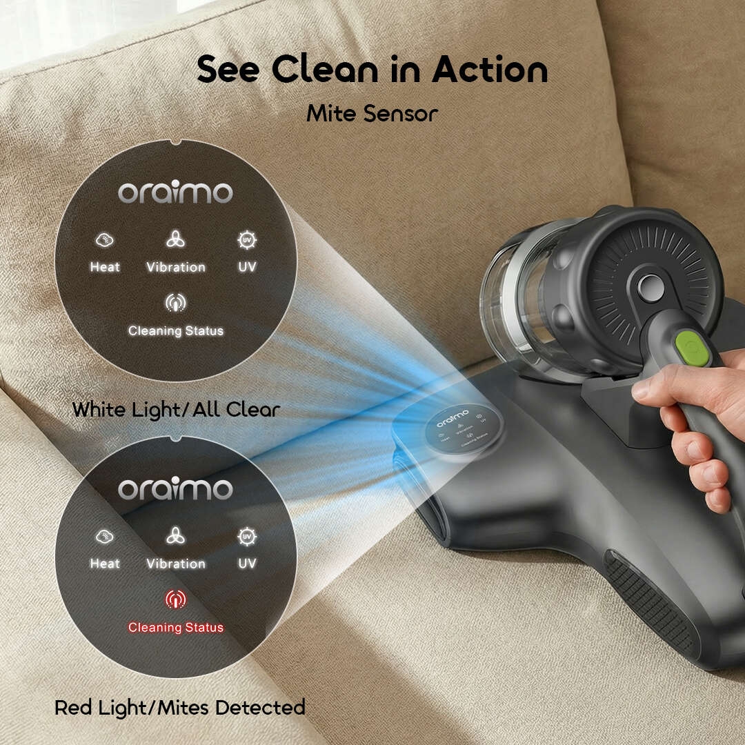 oraimo Mattress Vacuum Cleaner CozyClean OSH-012A 03 See Clean in Action