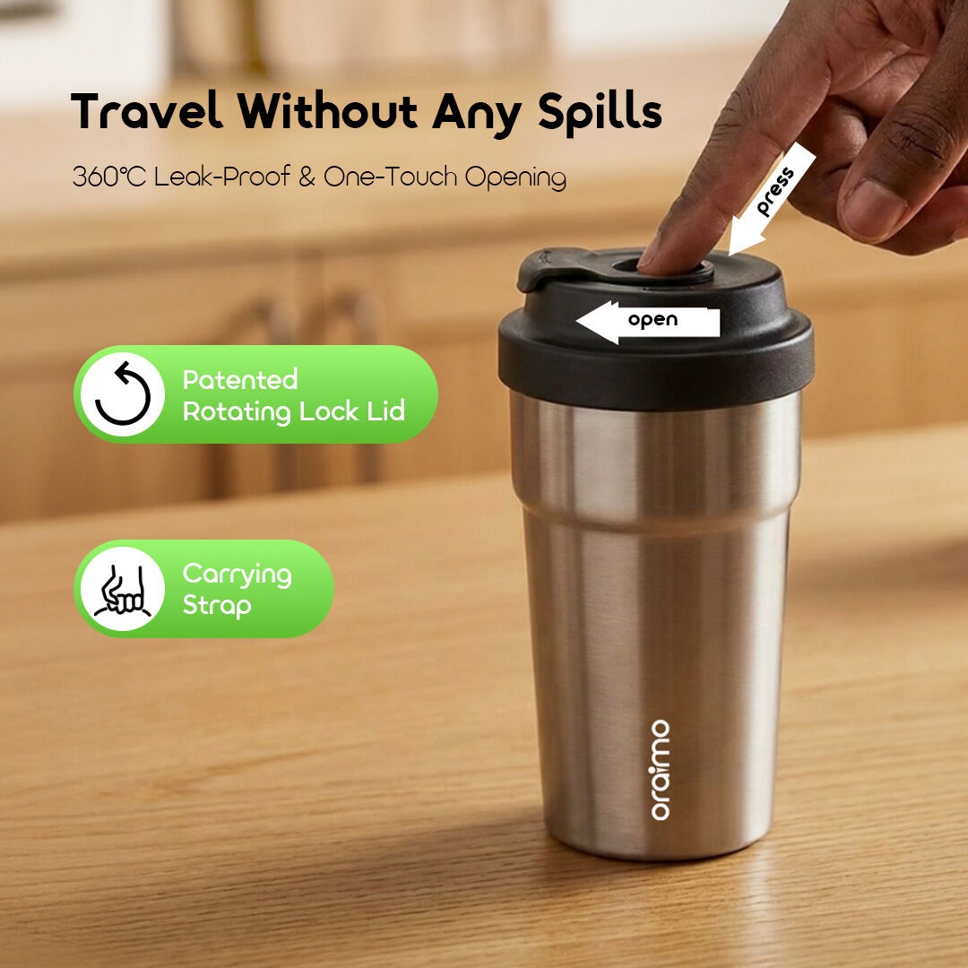 oraimo Insulated Water Bottle QuickSip 620 OHDW-001 08 Travel Without Any Spills